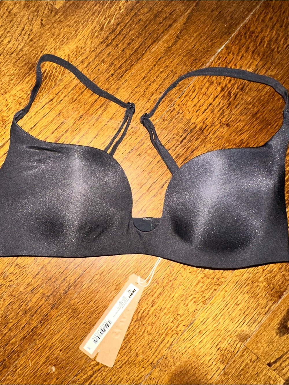 SKIMS Wireless Form Lightly Lined Bra Black Onyx - NWT 34B - Picture 1 of 3